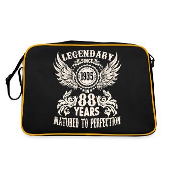 Une légende fête ses 88 ans Chemise d’anniversaire pour une journée spéciale - Sac Retro - noir/or - Dos