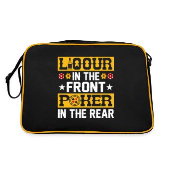 Liqour In The Front Poker In The Rear Gambling Car - Retro Bag - black/gold - Back