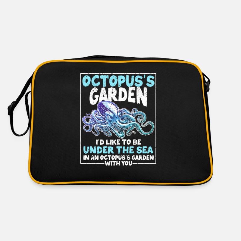 Octopus’s Garden Fun Jardinage Octopus Octopus Octo Sac Retro
