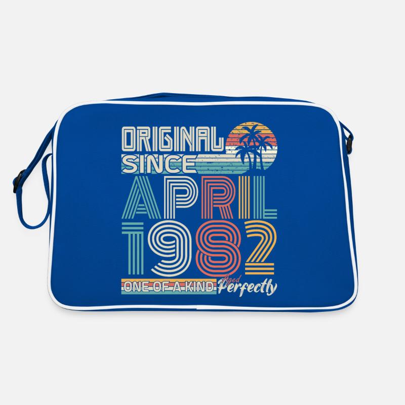 April 1982 Jubiläum April 1982 Geschenk 1982 Retro Tasche