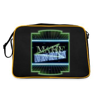 Idée cadeau drôle dictons drôles cadeaux d’anniversaire - Sac Retro - noir/or - Dos