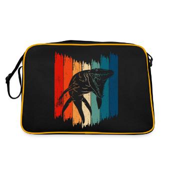 Mosasaurus rétro Mosasaurus vintage - Sac Retro - noir/or - Dos