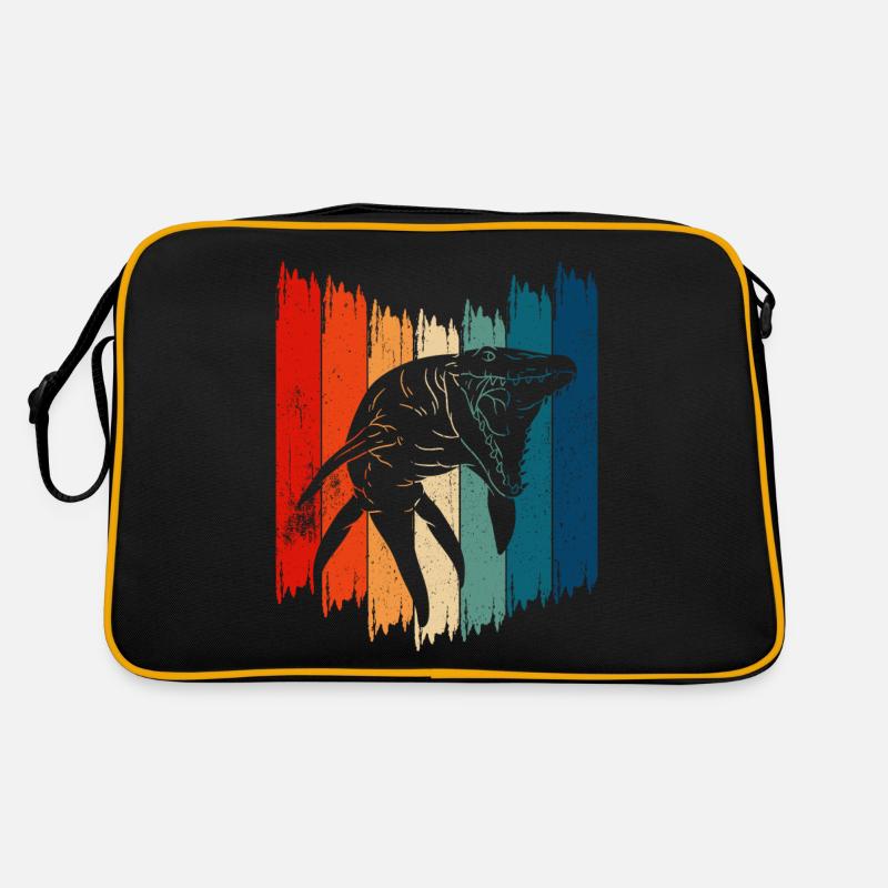 Retro Mosasaurus Vintage Mosasaurus Retro Tasche