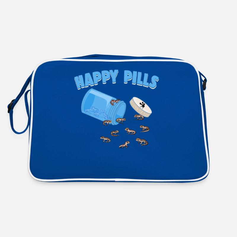 Happy Pills Lizards Funny African Fat-Tailed Gecko Retro Bag
