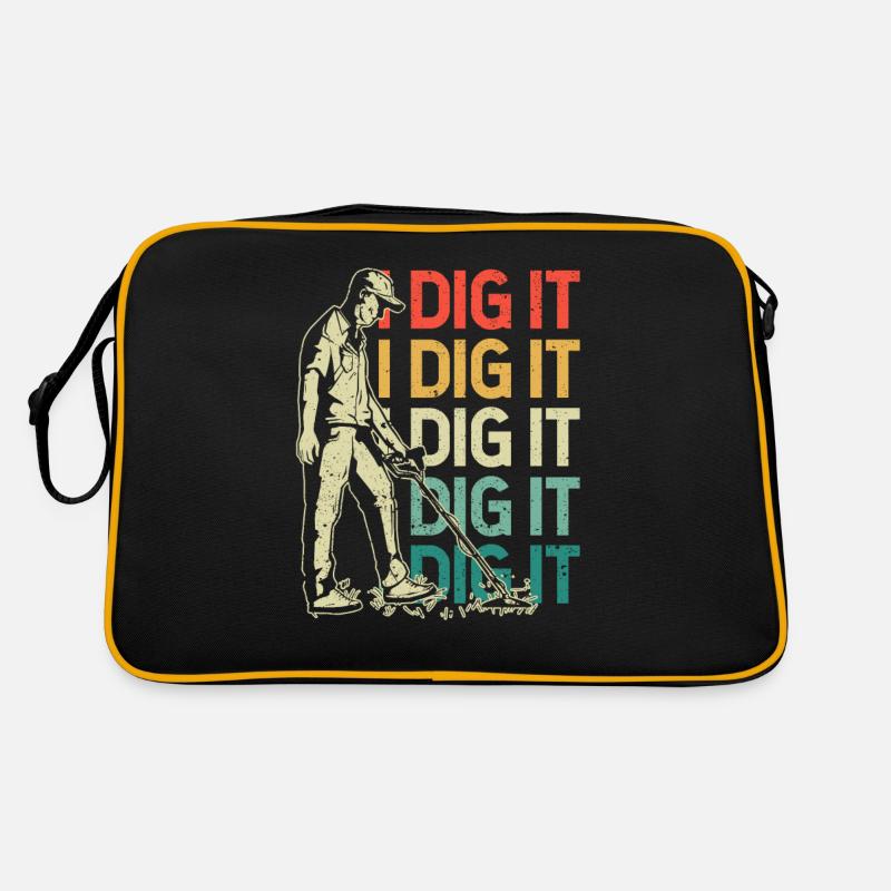 I Dig It Metal Detection Hunter Dectorist Geocache Sac Retro