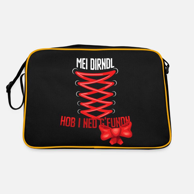 Dirndlersatz Schleife Seite Retro Tasche
