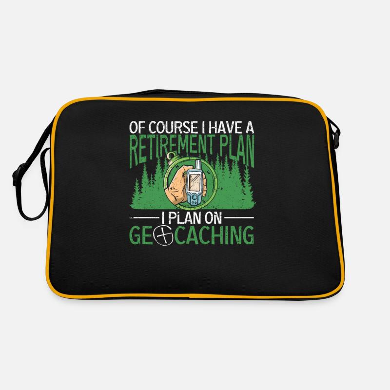 Natürlich habe ich einen Ruhestandsplan Ich plane Retro Tasche