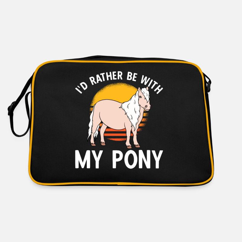 Je préfère être avec mon poney Sac Retro
