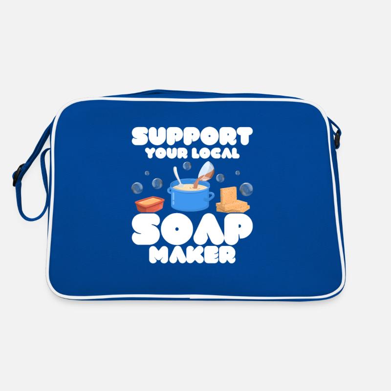 Support Your Local Soap Maker Soapmaker Soapmaking Retro Tasche