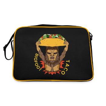 Bigfoot Taco 4 - Sac Retro - noir/or - Dos