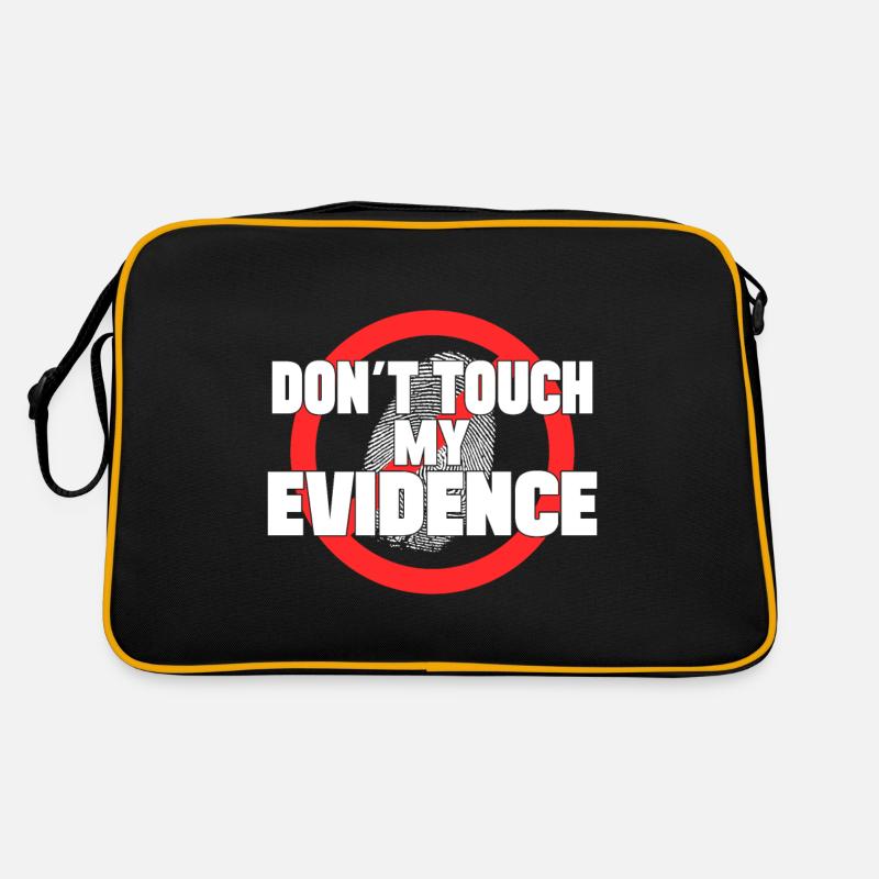 Dont Touch My Evidence Analyst Crime Lab Gift Retro Bag