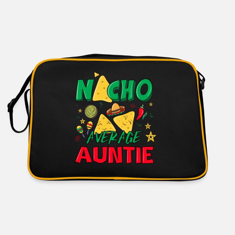 NACHO AVERAGE AUNTIE 2 Retro Tasche