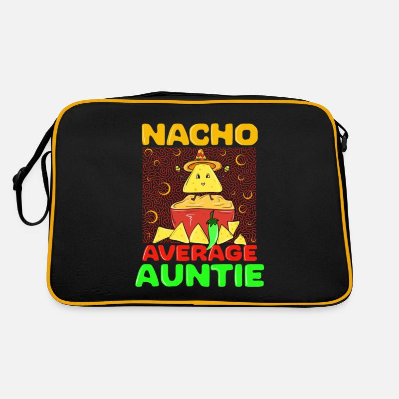 NACHO AVERAGE AUNTIE Retro Tasche