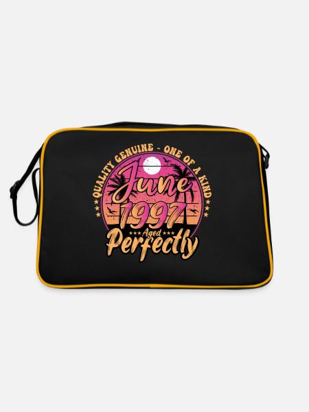 June 1997 anniversary 1997 Retro 1997 June - Retro Bag - black/gold - Back