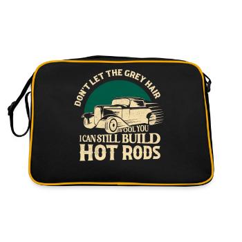 Je peux encore construire une voiture rétro classique Hot Rods - Sac Retro - noir/or - Dos