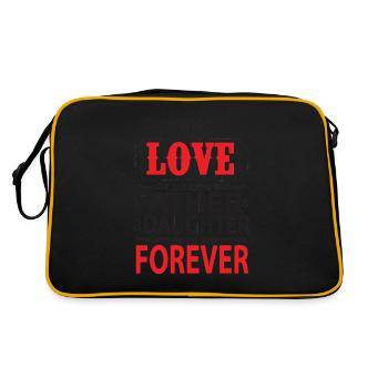 Daddy-Daughter Love is Eternal - Unique Print - Sac Retro - noir/or - Dos
