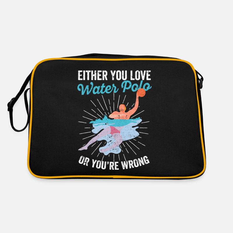 Soit vous aimez le water-polo, soit vous vous allongez Sac Retro