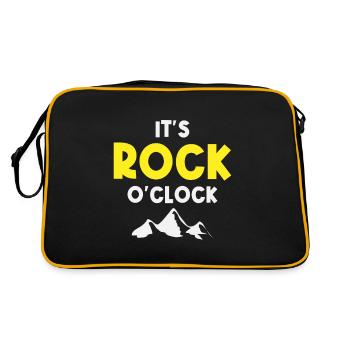 C’est Rock O’clock Minerais Minéraux et pierres précieuses - Sac Retro - noir/or - Dos