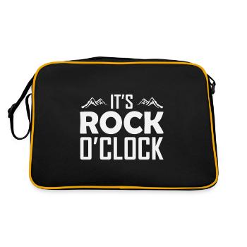 C’est Rock O’clock Minerais Minéraux et pierres précieuses - Sac Retro - noir/or - Dos