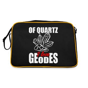 Minerais : collecte de minéraux et de pierres précieuses - Sac Retro - noir/or - Dos