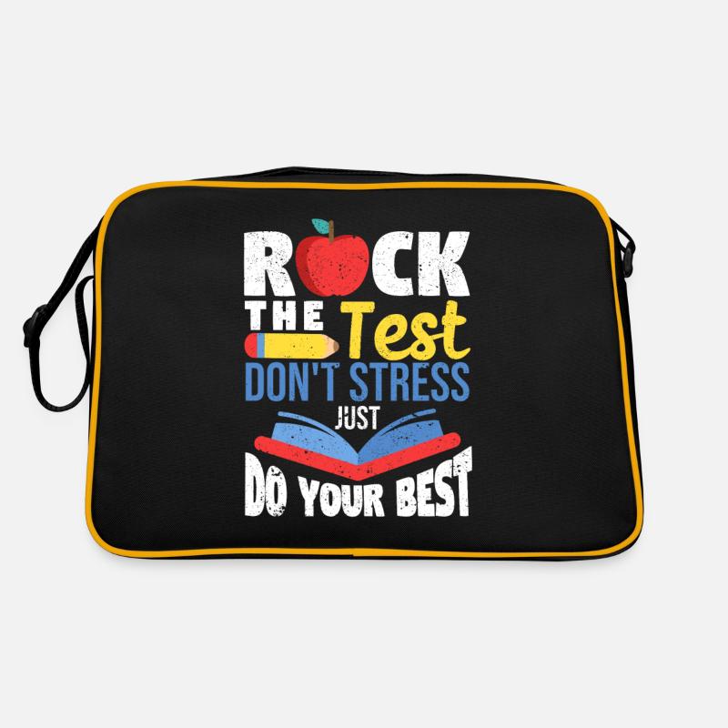 Rock The Test Pas de stress, faites de votre mieux Instructeur Sac Retro