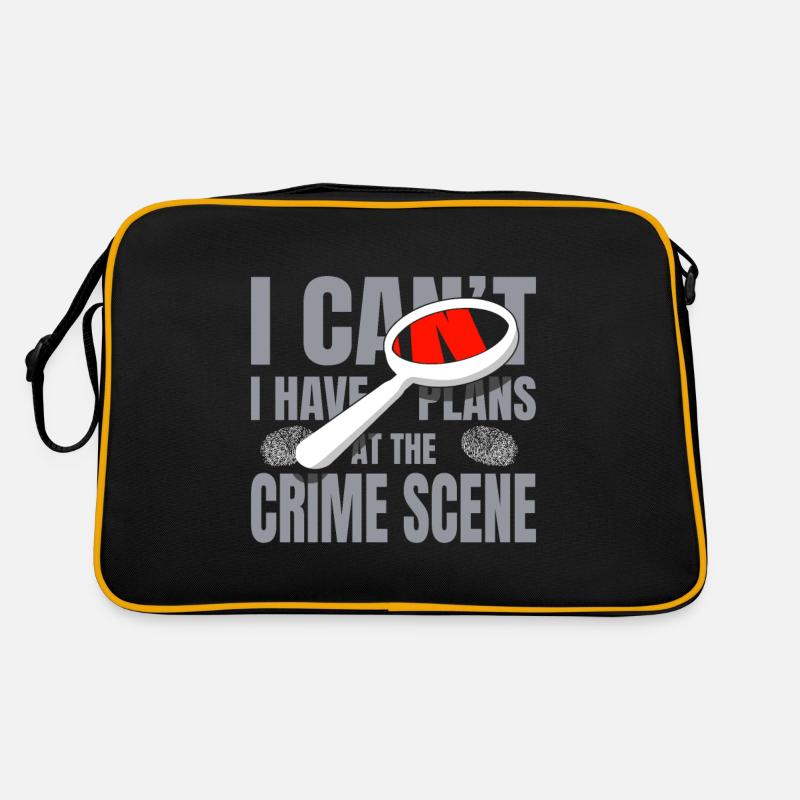 Je ne peux pas avoir de plans à la scène de crime Forensic Sac Retro