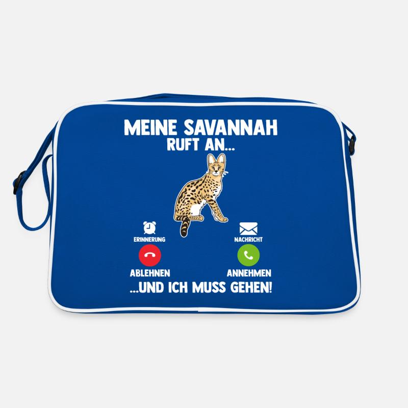 Savannah Katze Retro Tasche
