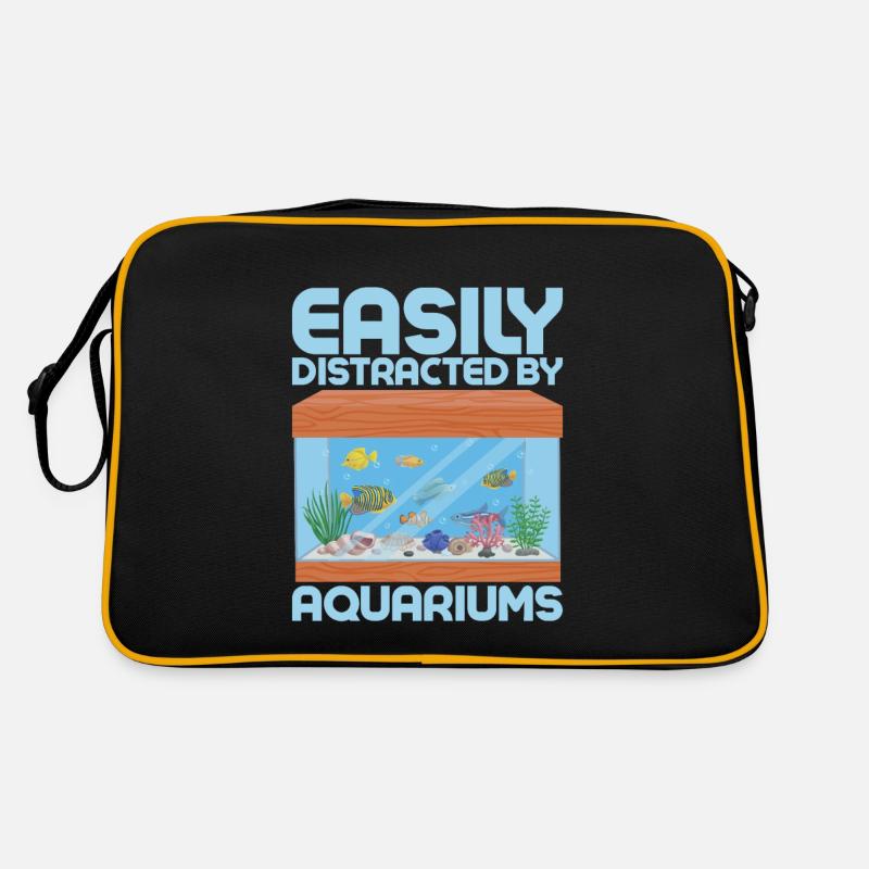 Facilement distrait par les aquariums Fish Keeping Aquari Sac Retro