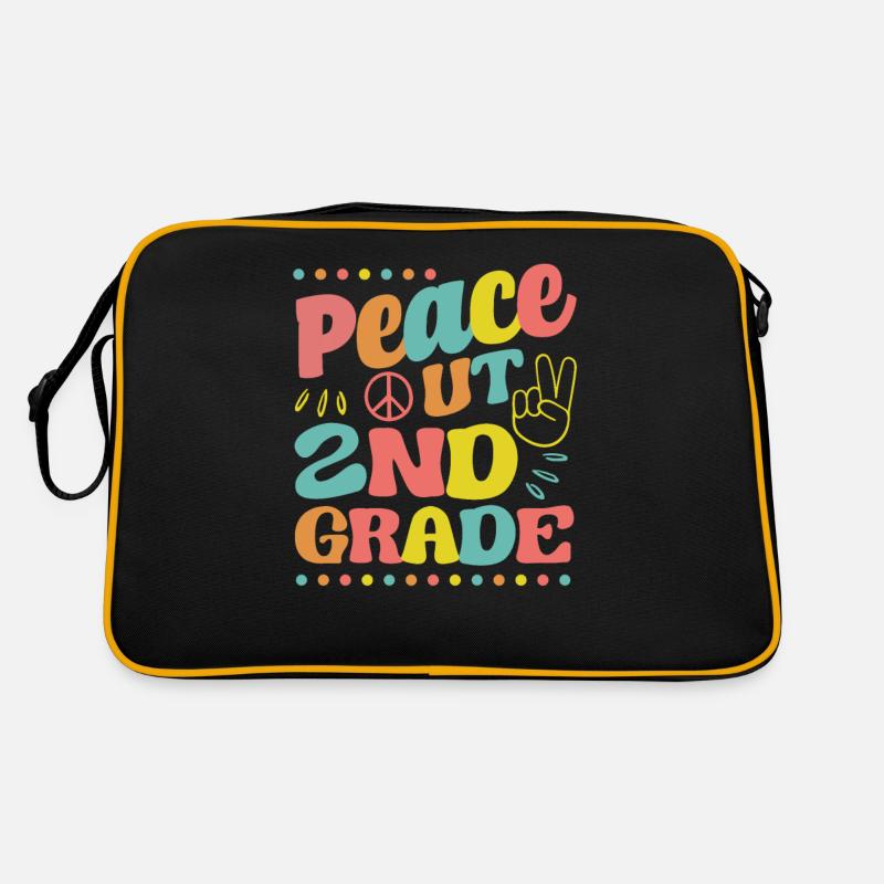 Peace Out 2nd Grade Second Graduation Last Day Retro Tasche