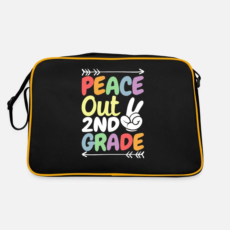 Peace Out 2nd Grade Second Graduation Last Day Retro Bag