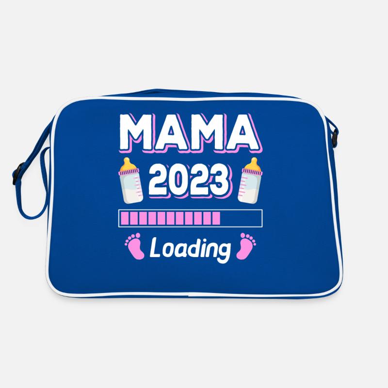 Mama 2023 Loading Mutter Mütter Mom Muttertag Retro Tasche