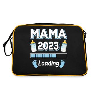 Maman 2023 Chargement Mère Mères Maman Fête des mères - Sac Retro - noir/or - Dos
