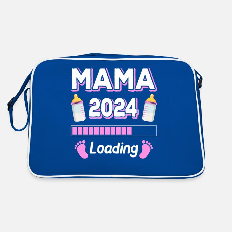 Mama 2024 Loading Mutter Mütter Muttertag Retro Tasche