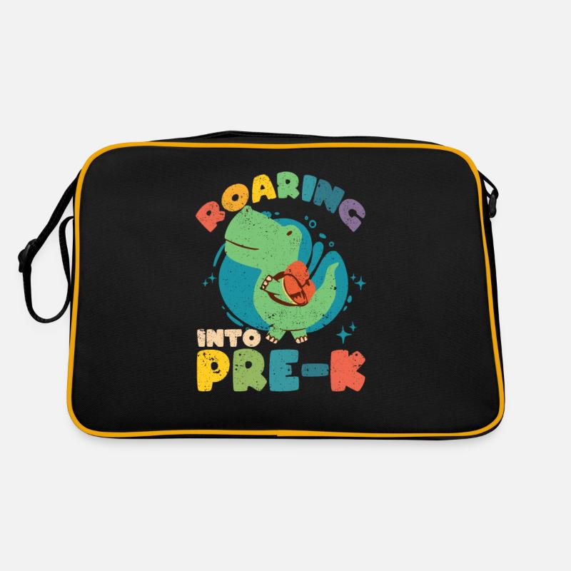 Roaring Into Pre-K Dinosaur Back To School Retro Bag