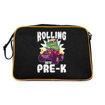 Rouler dans le camion monstre T Rex pré-K Dinosaur - Sac Retro - noir/or - Dos