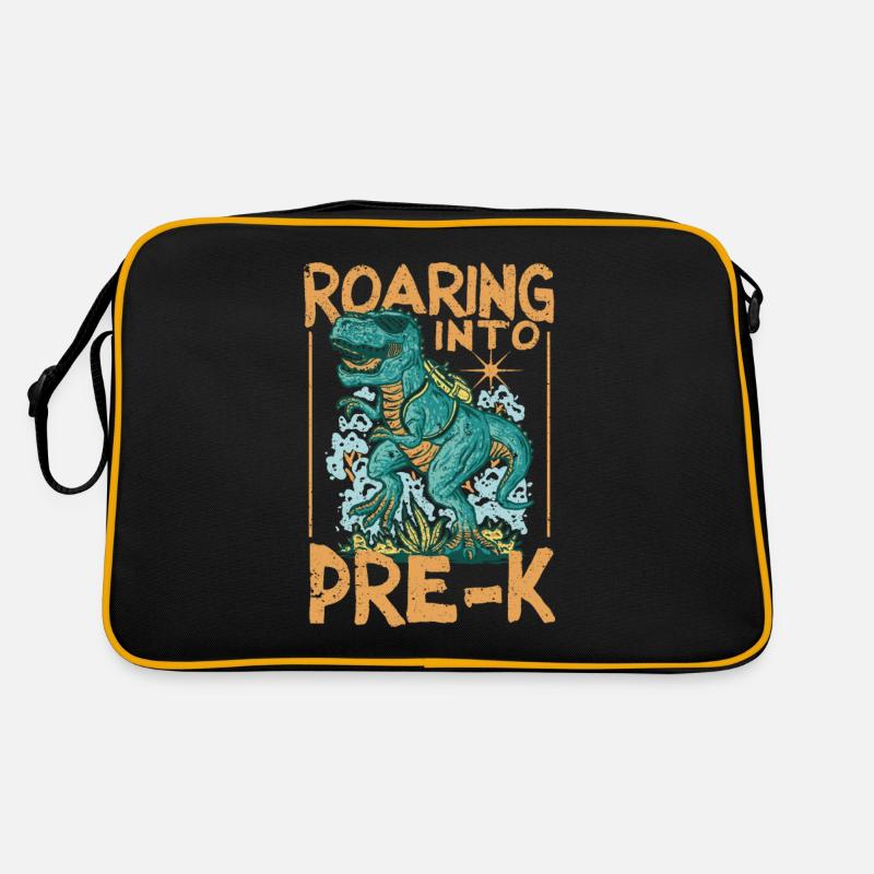 Roaring Into Pre-K Dinosaurs Back to School Retro Bag