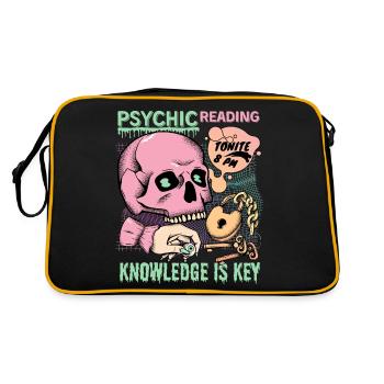 Fortune tellers, occultism, palmistry, tarot cards - Retro Bag - black/gold - Back