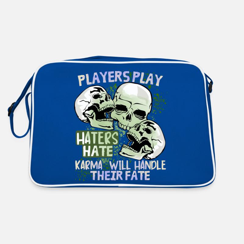 Comic Skull Skull drôle de destin disant Sac Retro
