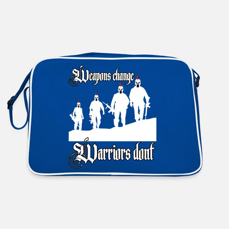 Weapons change, warriors, not soldiers, Sparta Retro Bag