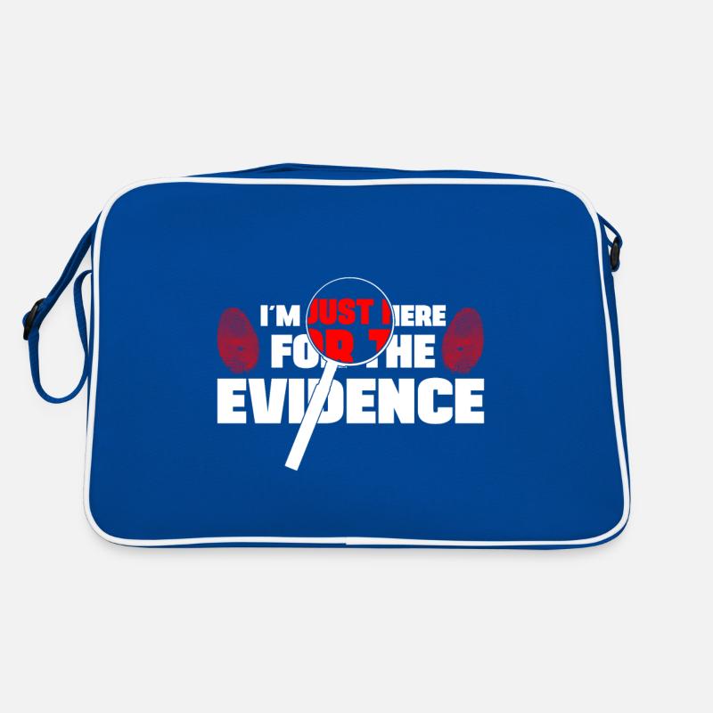 Im Here For The Evidence Forensic Criminology Retro Bag