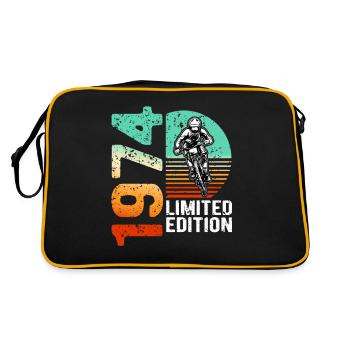 1974 Édition limitée VTT Bike Bike Bike - Sac Retro - noir/or - Dos