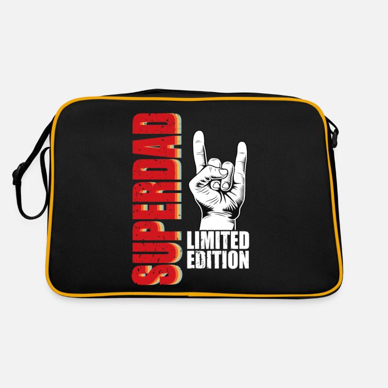 Papa Loading Vater Väter Vatertag Rock n Roll Retro Tasche
