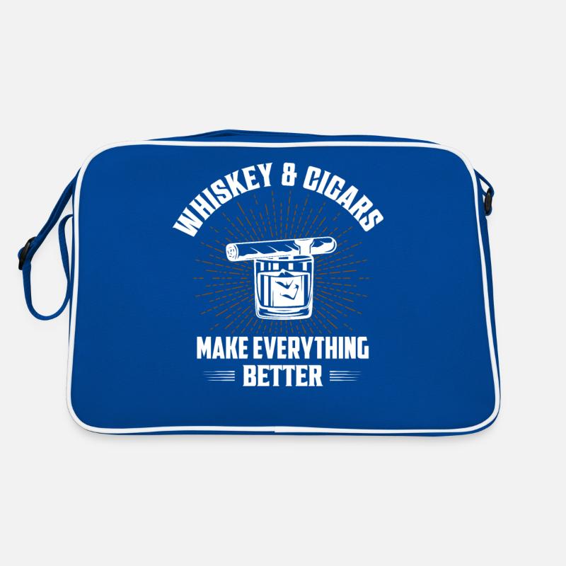 Whiskey & Cigars Make Everything Better Bourbon Dr Retro Tasche