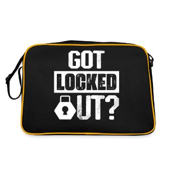 Vous avez été bloqué à l’extérieur? Serrurier Serrurier - Sac Retro - noir/or - Dos