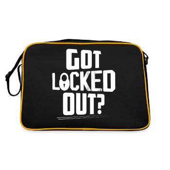 Vous avez été bloqué à l’extérieur? Serrurier Serrurier - Sac Retro - noir/or - Dos