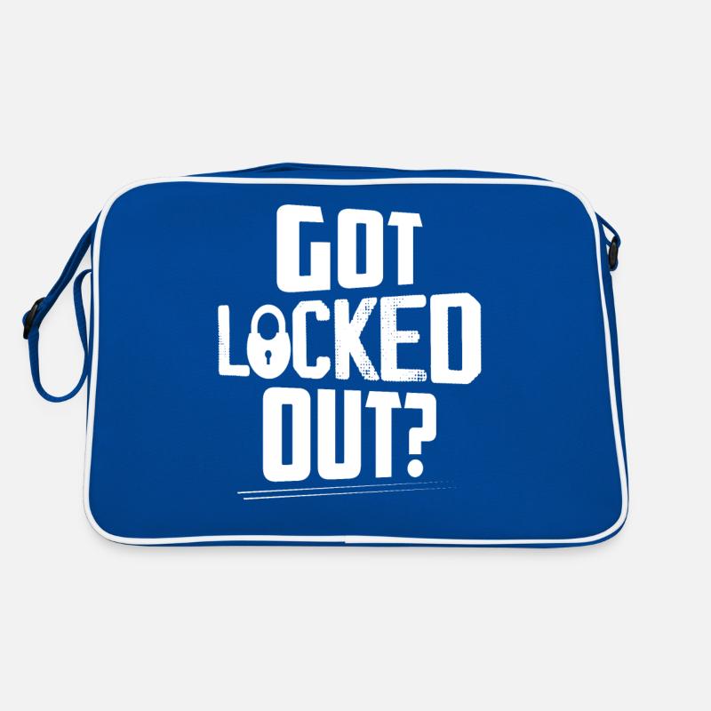 Got Locked Out? Lockpicker Locksmith Retro Bag