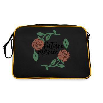 future mariée evjf enterrement vie de jeune fille - Sac Retro - noir/or - Dos