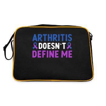 L’arthrite ne me définit pas rhumatoïde - Sac Retro - noir/or - Dos
