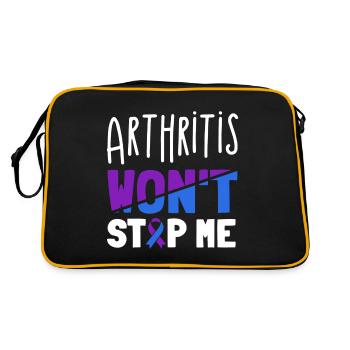 L’arthrite ne m’arrêtera pas la conscience - Sac Retro - noir/or - Dos