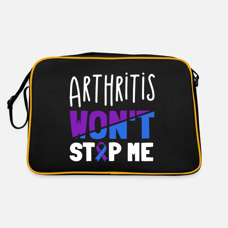 Arthritis Wird Mich Nicht Aufhalten Bewusstsein Retro Tasche